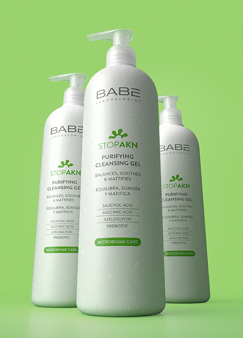 Babé Stop AKN Gel Limpiador Purificante 400 ml