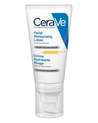 CeraVe Loción Hidratante de Rostro SPF 50 52 ml