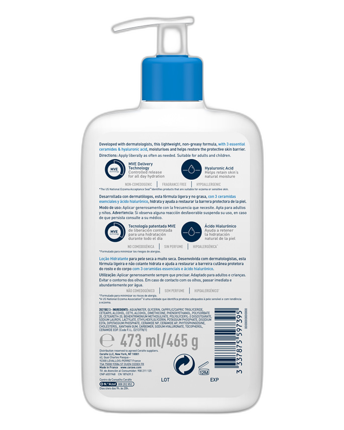 CeraVe Loción Hidratante 473 ml