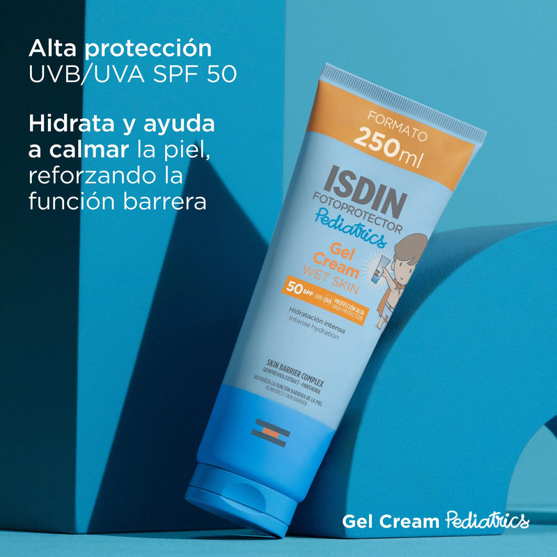 Isdin Fotoprotector Pediatrics Gel Crema Wet Skin SPF50 250 ml