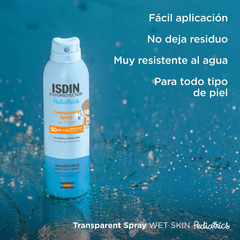 Isdin Fotoprotector Pediatrics Spray Transparente Wet Skin SPF50 250 ml