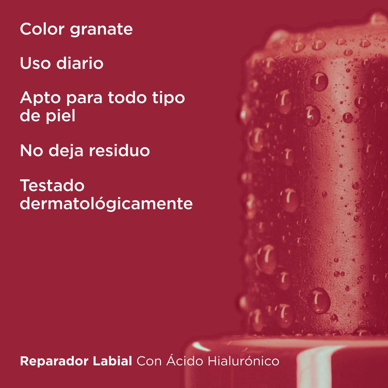 Isdin Reparador Labial Stick Granate con Ácido Hialurónico 4 gr
