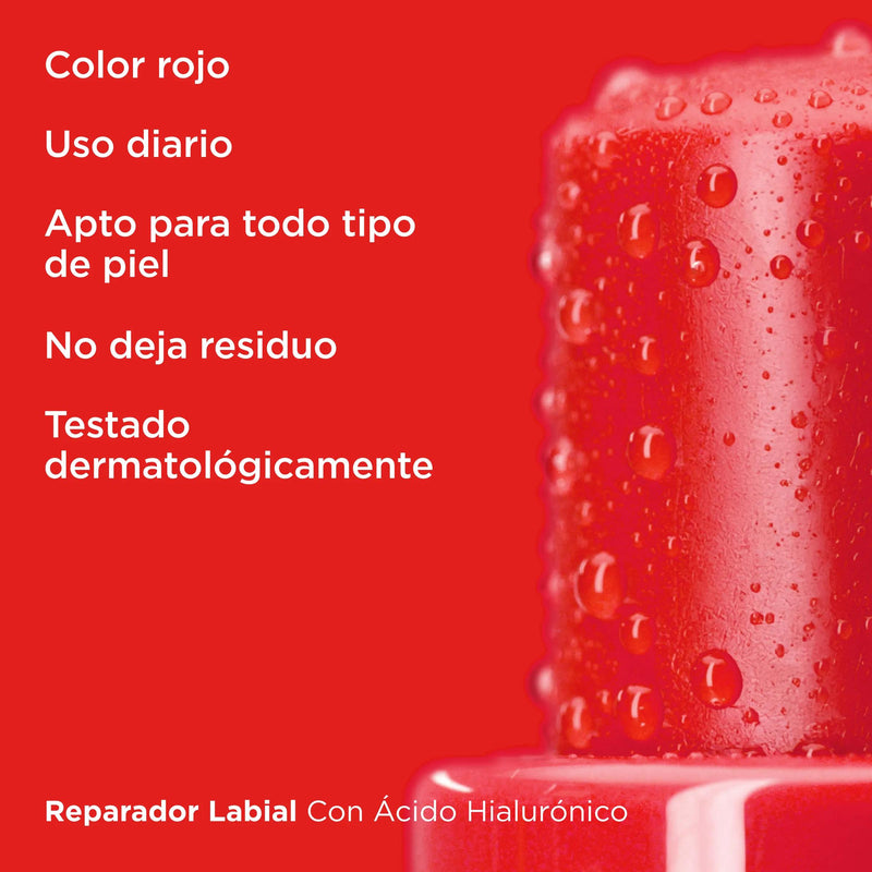 Isdin Reparador Labial Stick Rojo con Ácido Hialurónico 4 gr