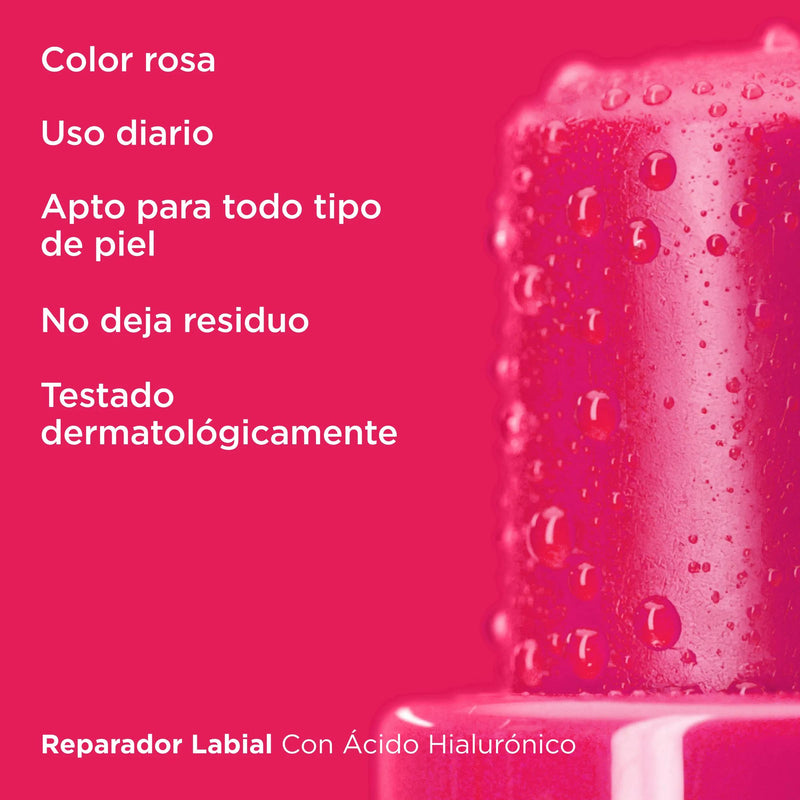 Isdin Reparador Labial Stick Rosa con Ácido Hialurónico 4 gr