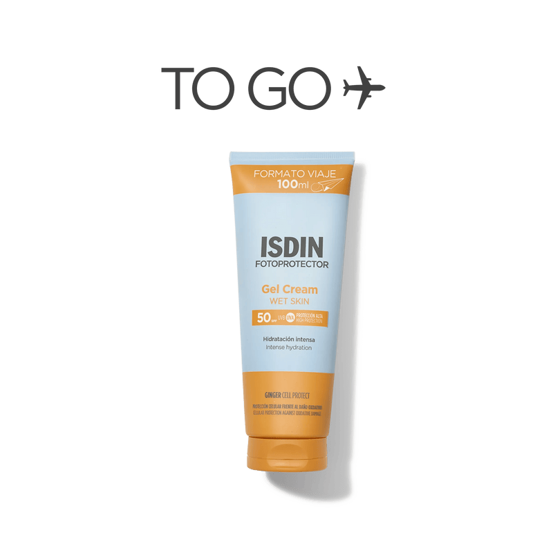 Isdin Fotoprotector Gel-Crema Wet Skin Formato Viaje SPF50 100 ml