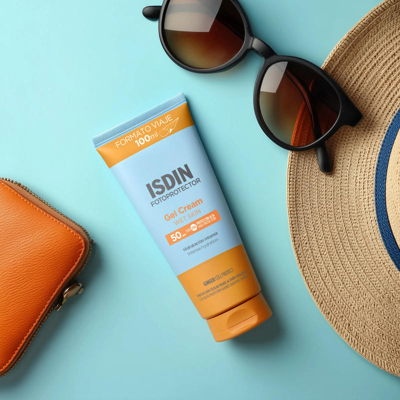 Isdin Fotoprotector Gel-Crema Wet Skin Formato Viaje SPF50 100 ml