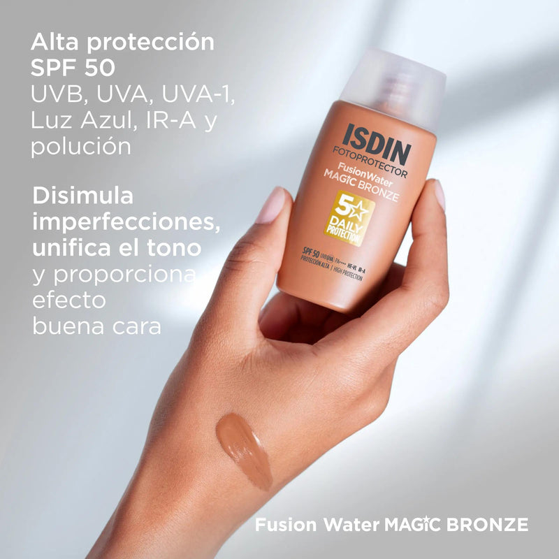 Isdin Fotoprotector Fusion Water MAGIC COLOR Bronze SPF50 50 ml