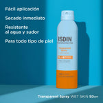 Isdin Transparent Spray Wet Skin SPF50 100 ml