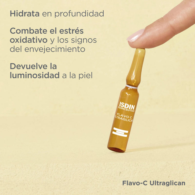 Isdin Isdinceutics Flavo-C Ultraglican 10 ampollas (2 ml)