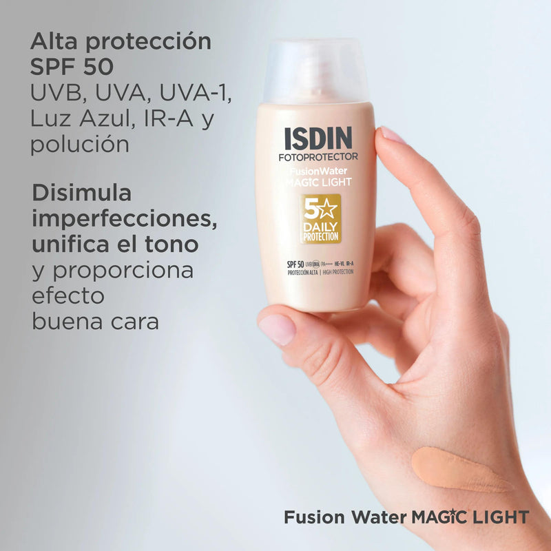 Isdin Fusion Water MAGIC COLOR Light SPF50 50 ml