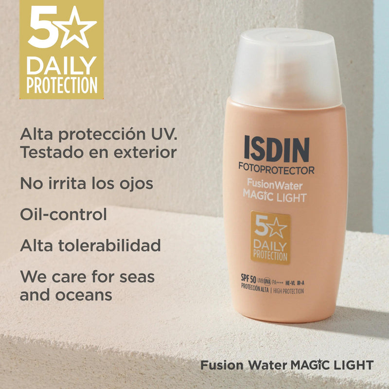 Isdin Fusion Water MAGIC COLOR Light SPF50 50 ml