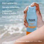 Isdin Transparent Spray Wet Skin SPF30 250 ml