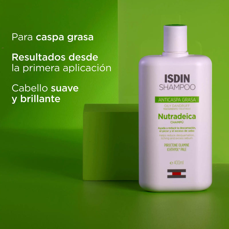Isdin Nutradeica Champú Anticaspa Grasa 400 ml