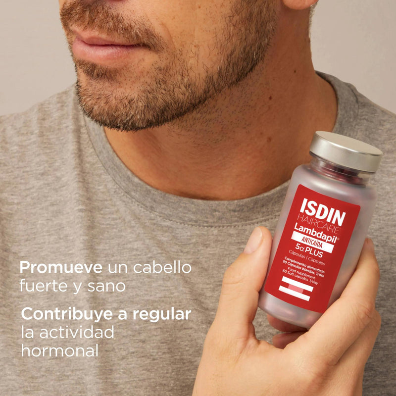 Isdin Lambdapil 5𝛂 Plus Cápsulas 60 cápsulas blandas