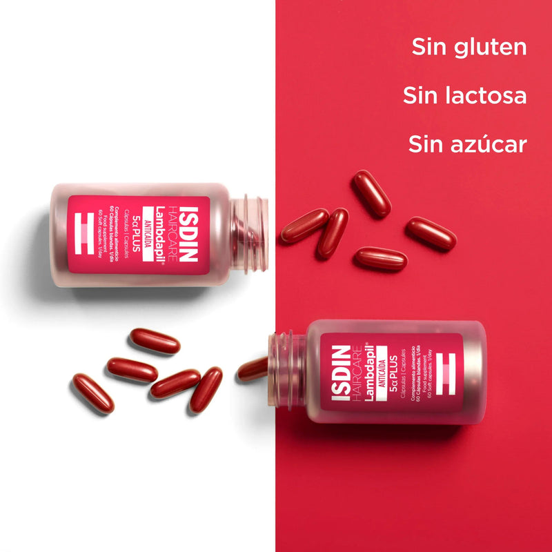 Isdin Lambdapil 5𝛂 Plus Cápsulas 60 cápsulas blandas