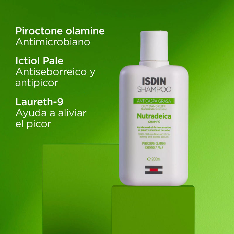 Isdin Nutradeica Champú Anticaspa Grasa 200 ml