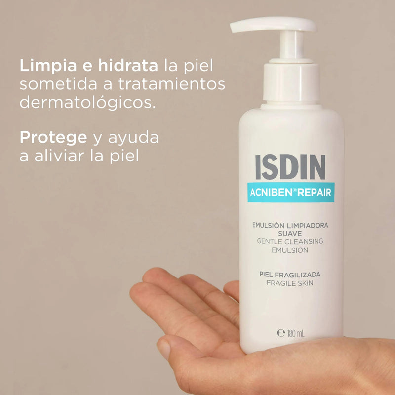 Isdin Acniben Repair Emulsión Limpiadora Suave 180 ml