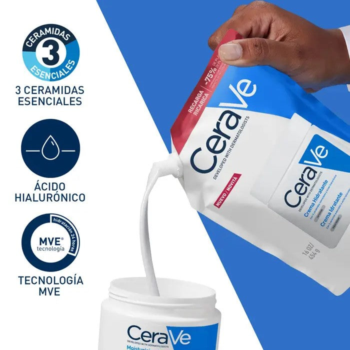 CeraVe Recarga Crema Hidratante 473 ml