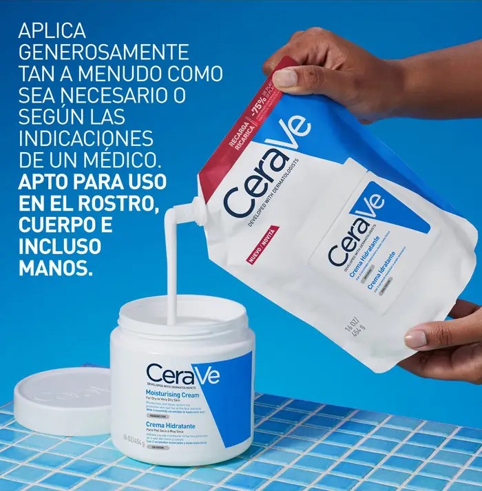 CeraVe Recarga Crema Hidratante 473 ml
