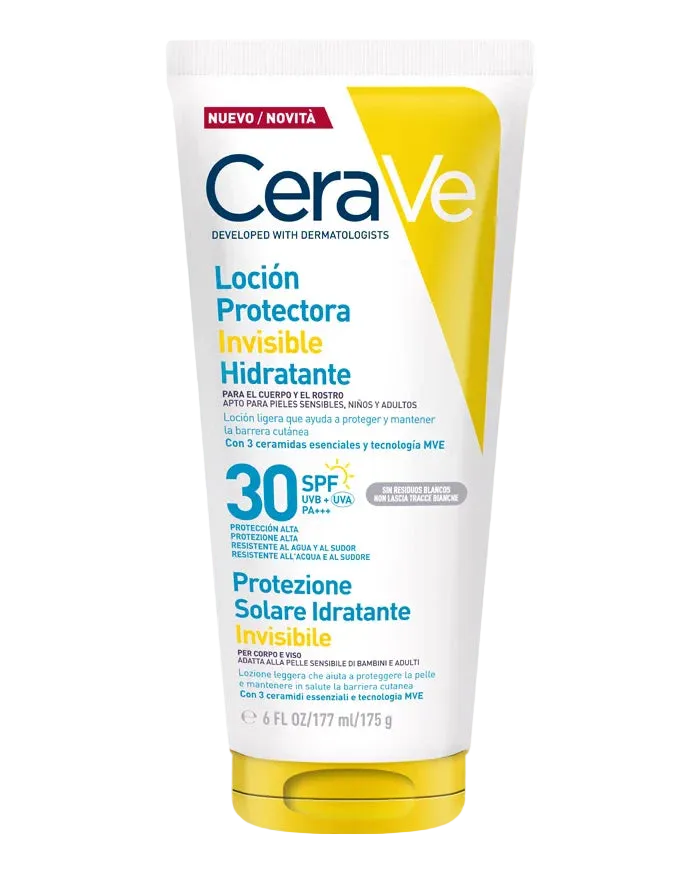CeraVe Loción Protectora Invisible Hidratante SPF30 75 ml