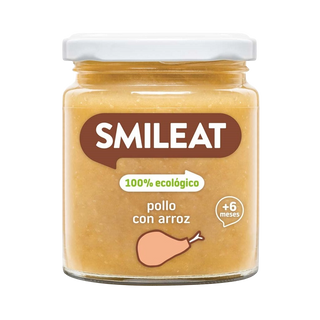 Smileat Tarrito de Pollo con Arroz y Guisantes 230 gr
