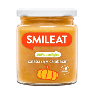 Smileat Tarrito de Calabaza y Calabacín 230 gr