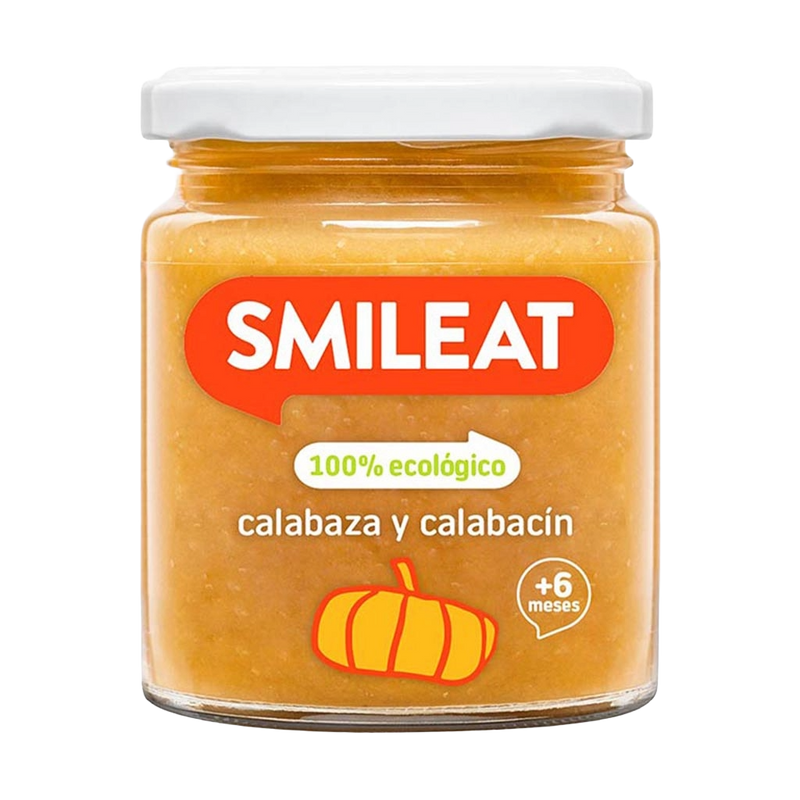 Smileat Tarrito de Calabaza y Calabacín 230 gr