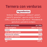 Smileat Tarrito de Ternera con Verduras 230 gr