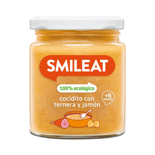 Smileat Tarrito de Cocidito con ternera y jamón 230 gr