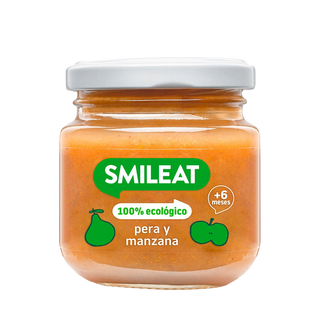 Smileat Tarrito de Manzana, Zanahora y Naranja 130 gr