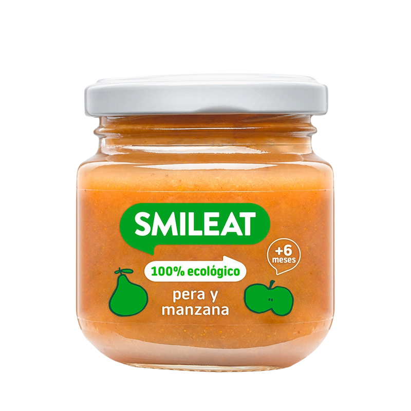 Smileat Tarrito de Manzana, Zanahora y Naranja 130 gr