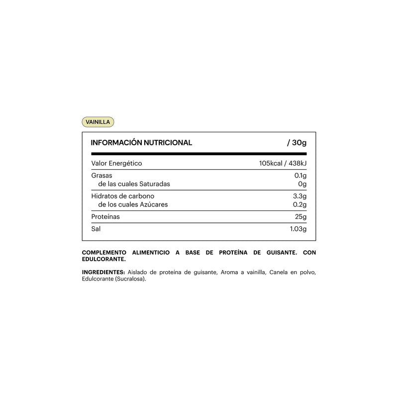 Be Levels Vegan Isolated Protein 750 gr Vainilla